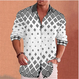Fashion Men's Shirt Parrot 3D Printing Single Breasted Lapel Shirt Outdoor Street Long Sleeve Clothes Designer Casual 2023