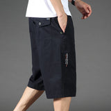 Cotton Summer Street Dress Men's Casual Shorts Men's Capris Jogging Shorts